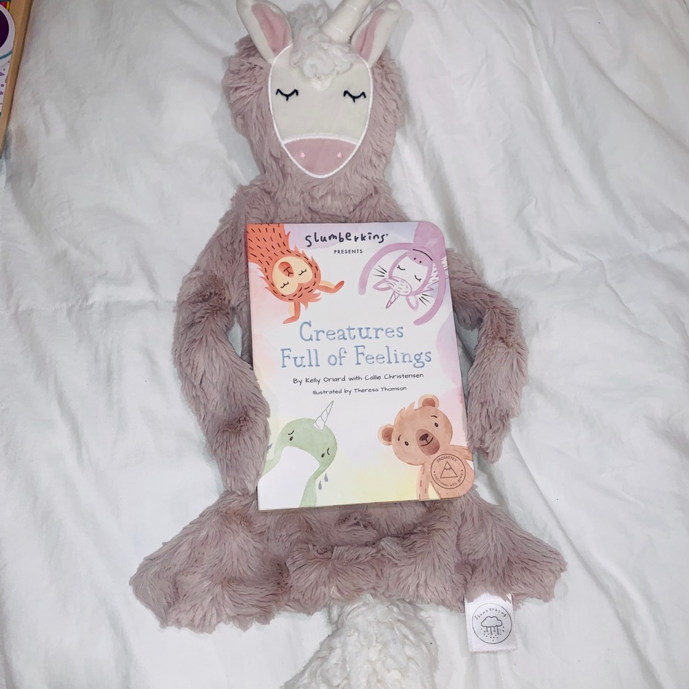 Slumberkins Unicorn 🦄 Lovey with Board Book